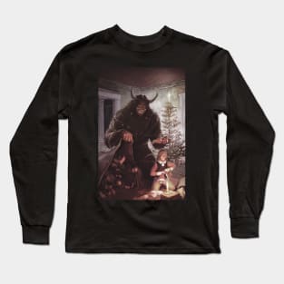 A Krampus In My Stylus by Jeff Lee Johnson Long Sleeve T-Shirt